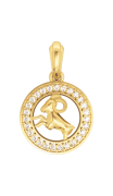 Aries Charm in Gold